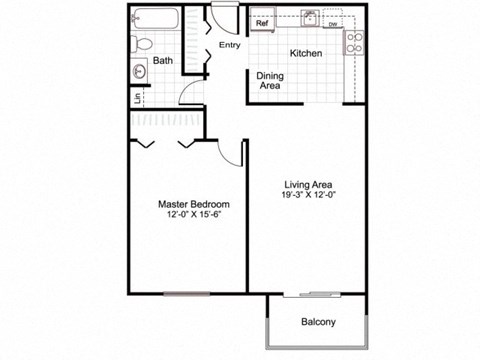 A3 Floor Plan at Heritage at the River, Manchester, NH